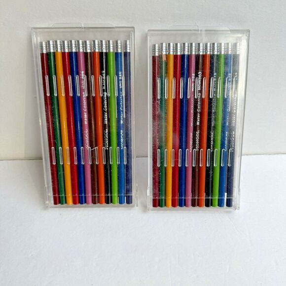 Bundle of Faber Castell Mongol Paint with Pencils 2 Sets Water Coloring NEW - Picture 4 of 4